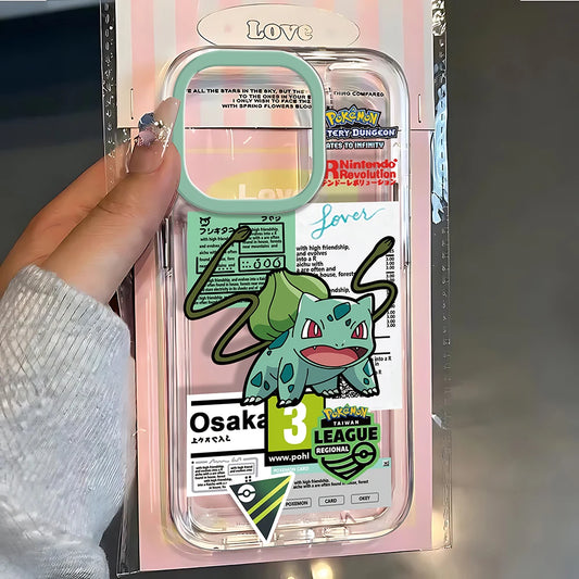 Bulbasaur Osaka League Poster Case for iPhone - Clear Shell finish