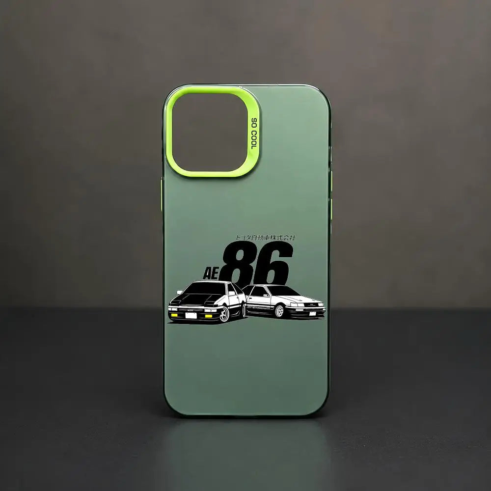 Twin AE86 Street Rivals Case for iPhone - Mint Green finish