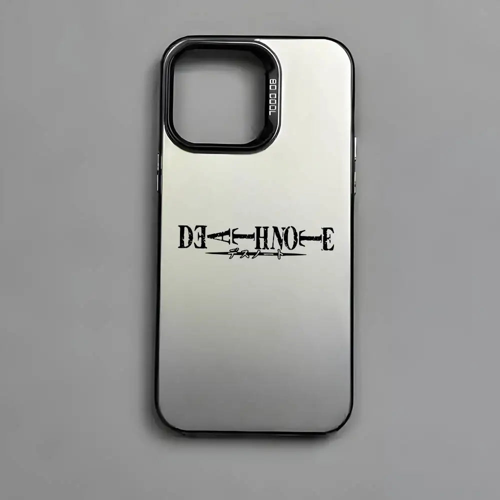 Death Note Minimalist Logo Case for iPhone - Graphite Black finish
