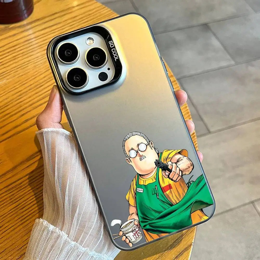 Taro Sakamoto Green Shirt Matte Case for iPhone - Candy Matte finish