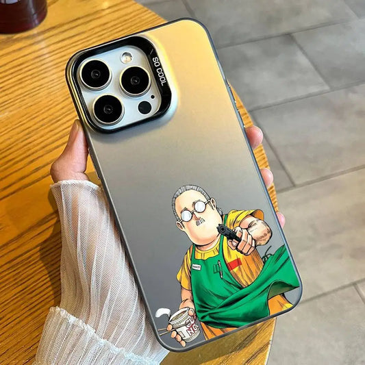 Taro Sakamoto Green Shirt Matte Case for iPhone - Candy Matte finish