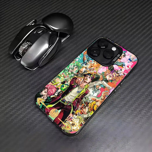 JoJo Generations Maximalist Collage Case for iPhone - Colored Silver finish