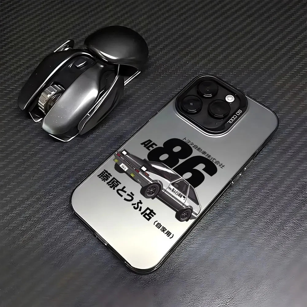 AE86 Tofu Shop Garage Case for iPhone - Graphite Black finish