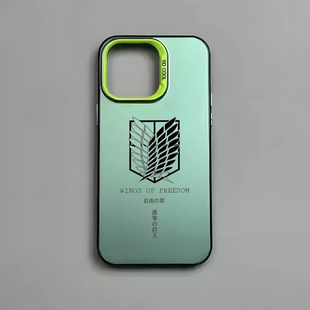 Survey Corps Matte Series Case for iPhone - Design 2 - Green
