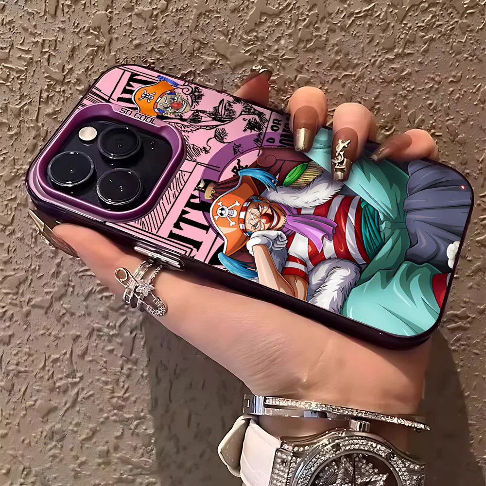 Grand Line Magnetic Art Case for iPhone - Design 6 — Purple