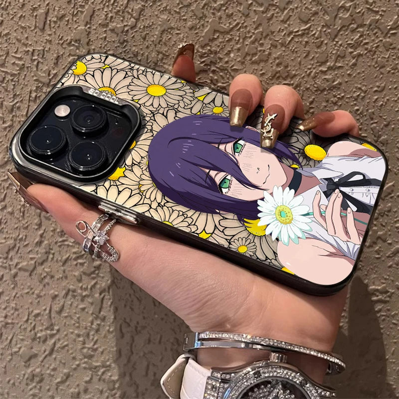 Reze Daisy Soft Portrait Case for iPhone - Graphite Black finish