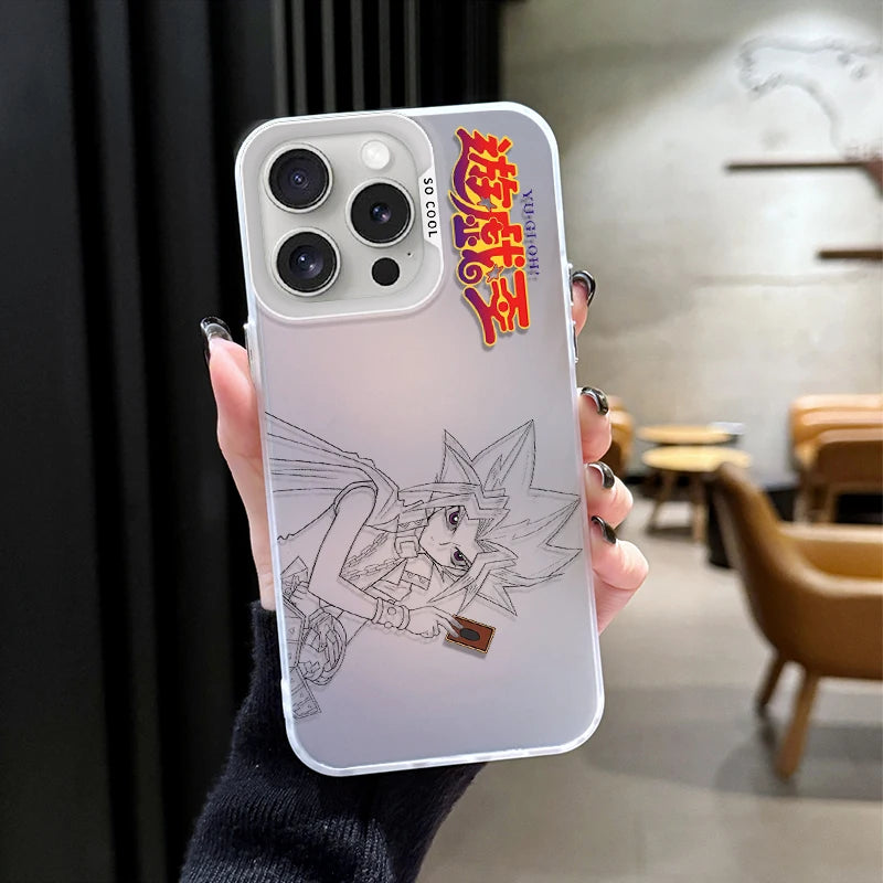 Yami Yugi Card Draw Sketch Case for iPhone - Frost White finish