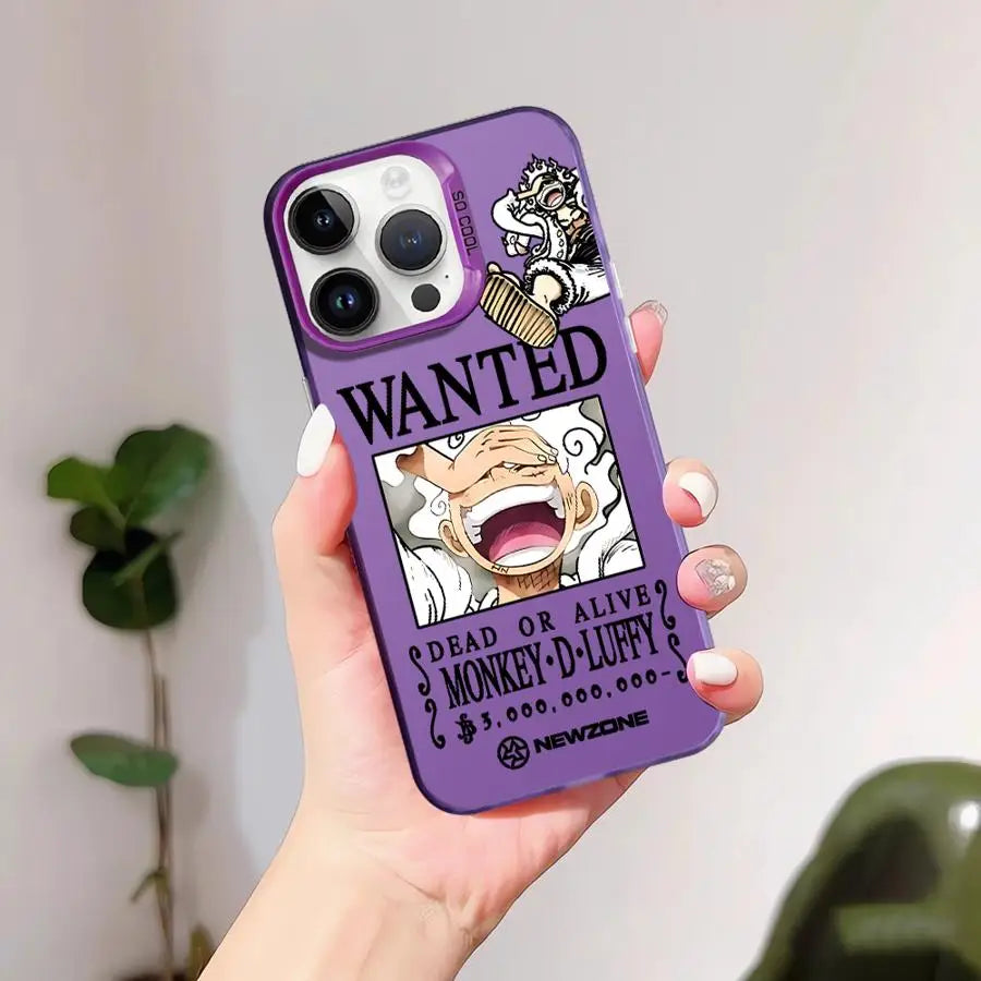 Luffy Graphic Series Case for iPhone - Design 1 — Purple