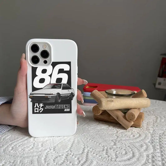 Hachi-Roku 86 Badge Case for iPhone - Pearl White finish