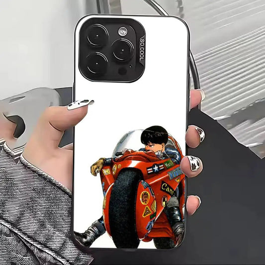 Classic Bike Pose Case for iPhone - White finish
