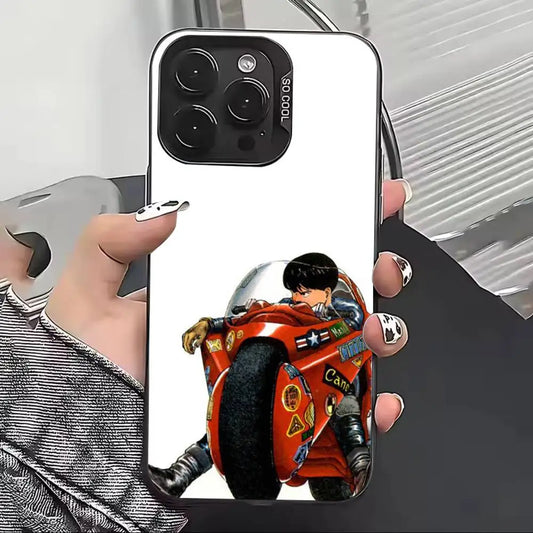 Classic Bike Pose Case for iPhone - White finish