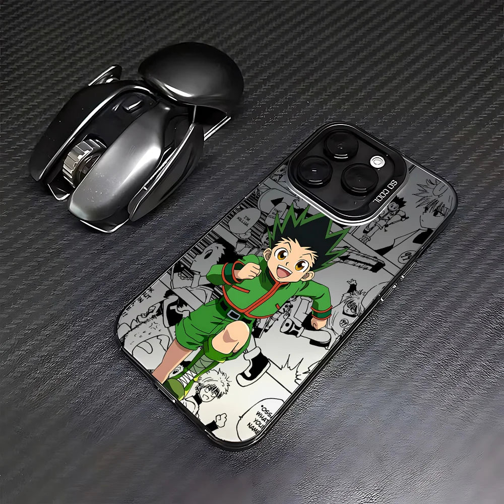 Gon Jump Manga Collage Case for iPhone - Graphite Black finish