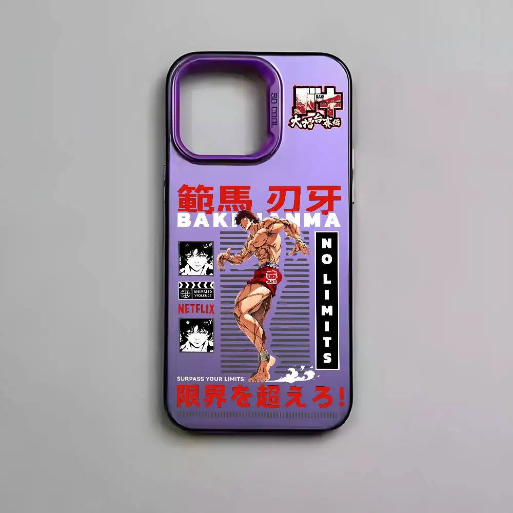 Baki No Limits Training Case for iPhone - Purple finish