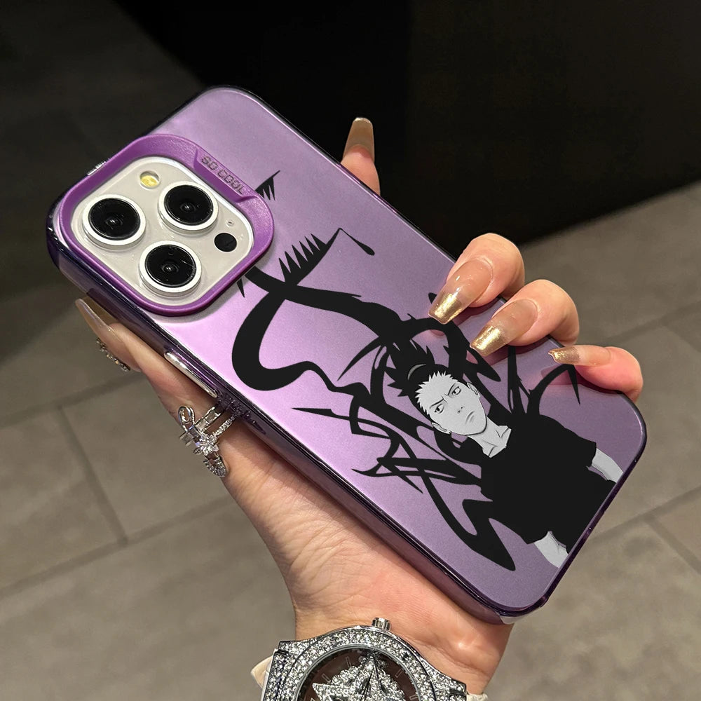 Shikamaru Shadow Silhouette Case for iPhone - Lavender