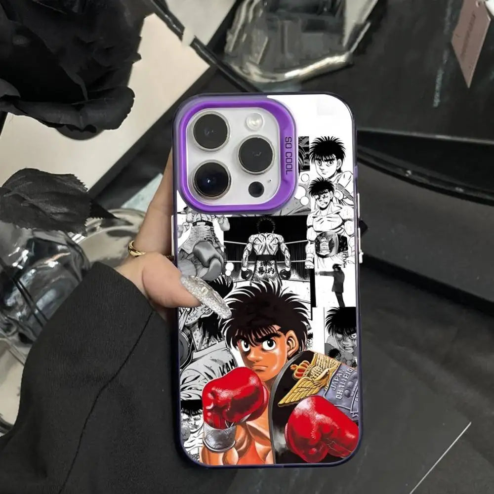Ippo Manga Legacy Collage Case for iPhone - Violet finish