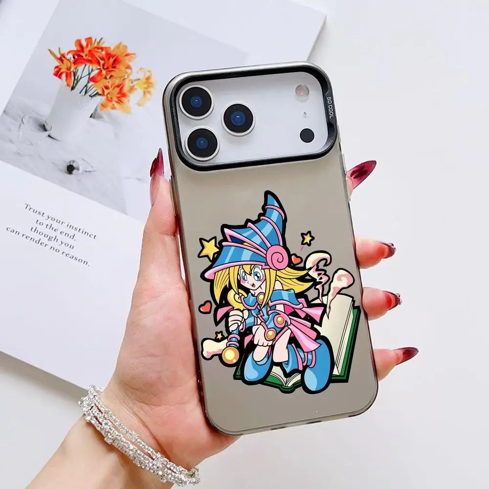 Chibi Dark Magician Girl Spellbook Aurora Case for iPhone - Graphite Black finish