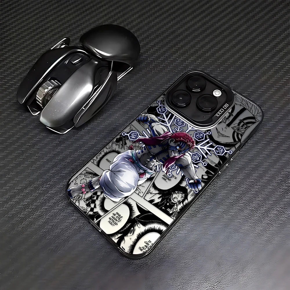 Akaza Manga Battle Case for iPhone - Graphite Black finish