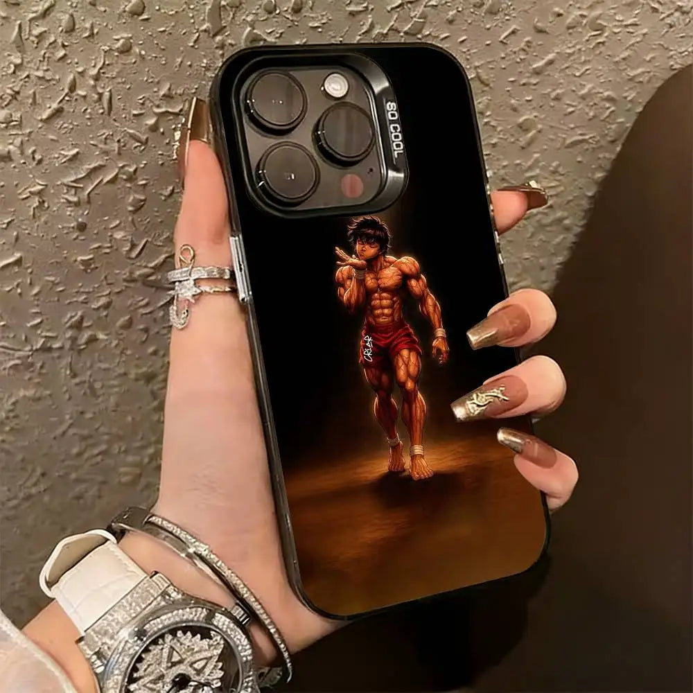 Baki Lone Fighter Walk Case for iPhone - Glossy Black finish