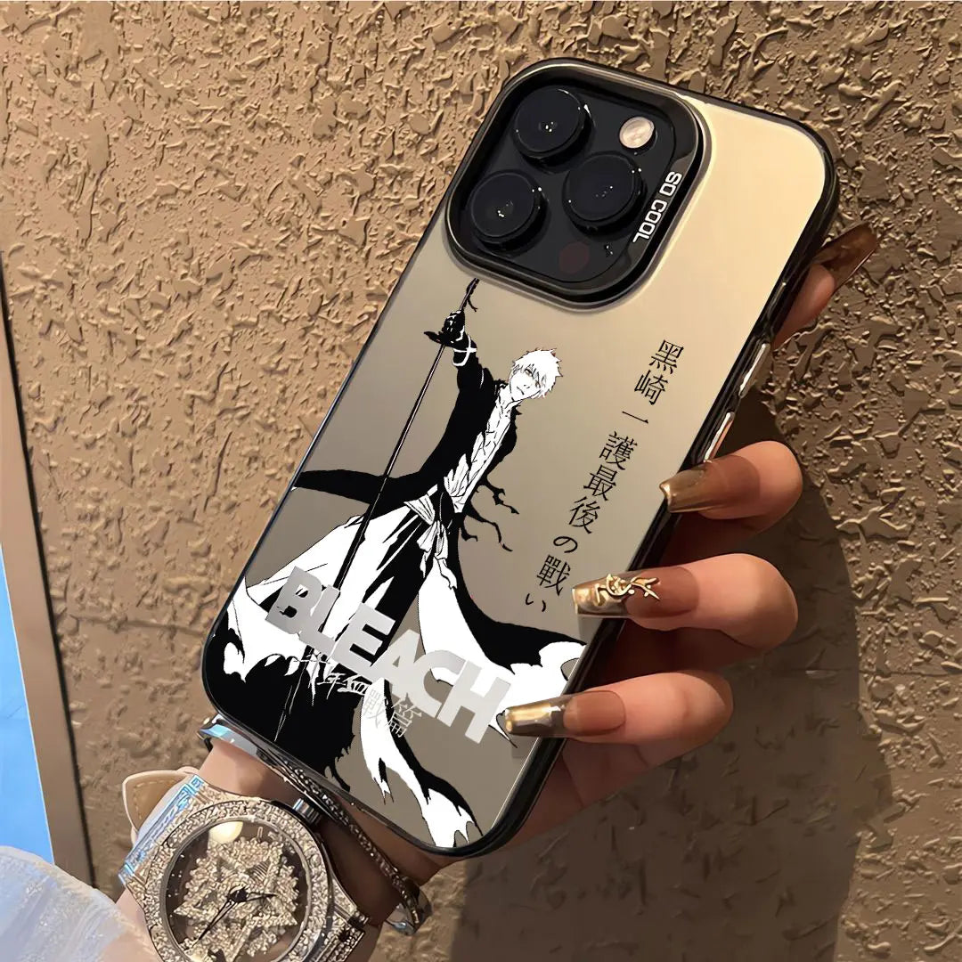 Ichigo Final Battle Mirror Case for iPhone - Champagne Mirror finish
