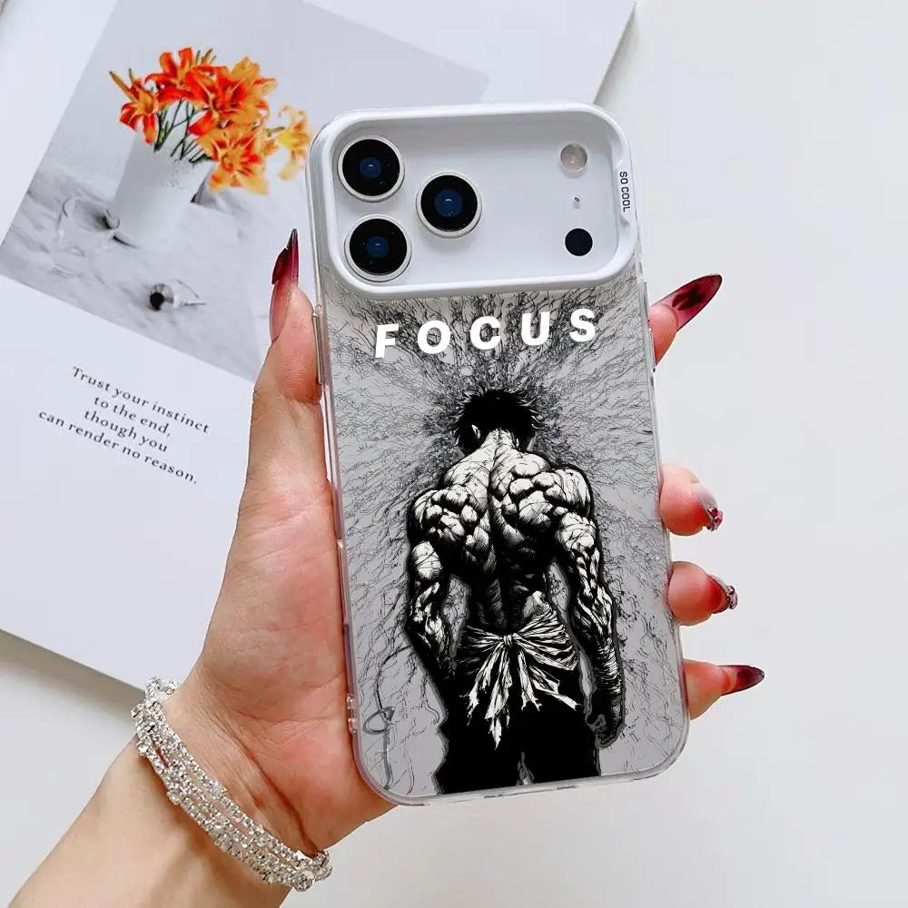 Baki Focus Discipline Case for iPhone - Pearl White finish