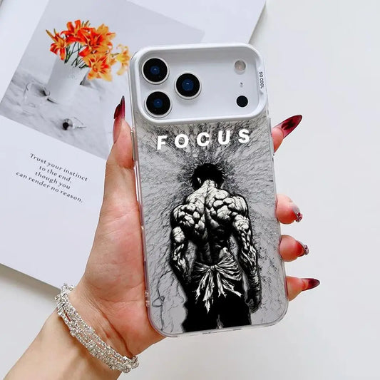 Baki Focus Discipline Case for iPhone - Pearl White finish