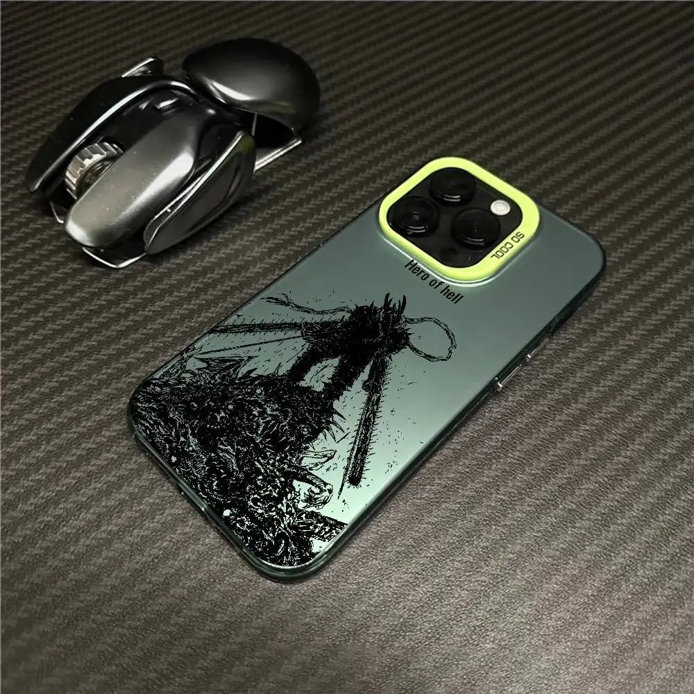 Chainsaw Man Hero of Hell Ink Case for iPhone - Mint Green finish