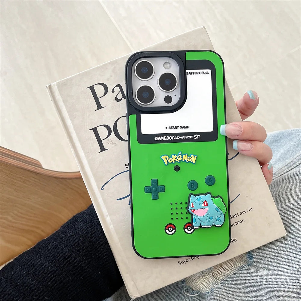 Bulbasaur Green Retro Console Case for iPhone - Green Console finish