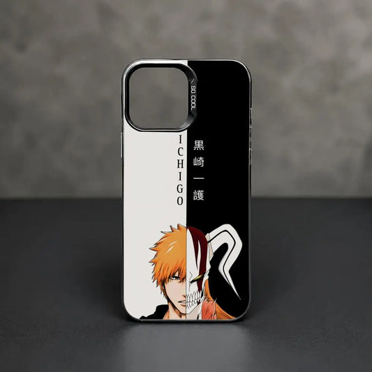 Ichigo Hollow Split Portrait Case for iPhone - Black Frame finish