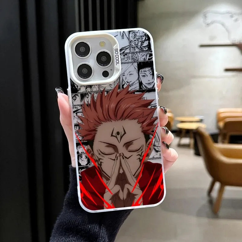 Sukuna Malevolent Prayer Case for iPhone - White finish
