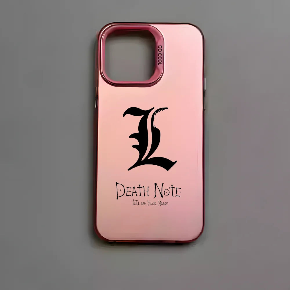 L Emblem Gradient Case for iPhone - Rose Pink finish