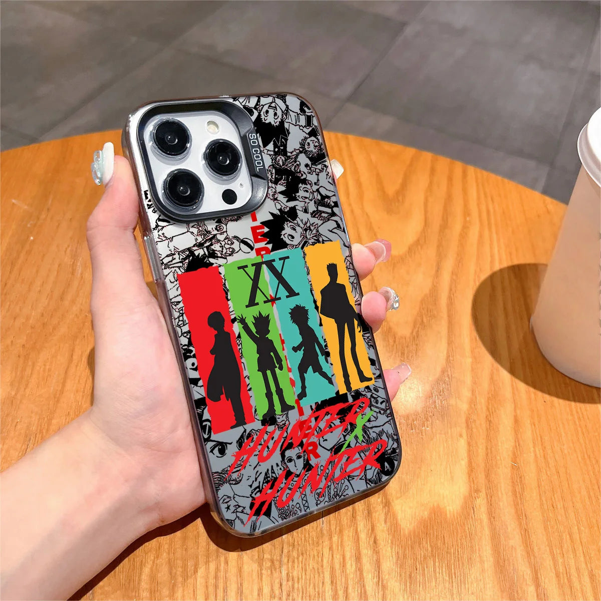 Phantom Troupe Silhouette Case for iPhone - Graphite Black finish