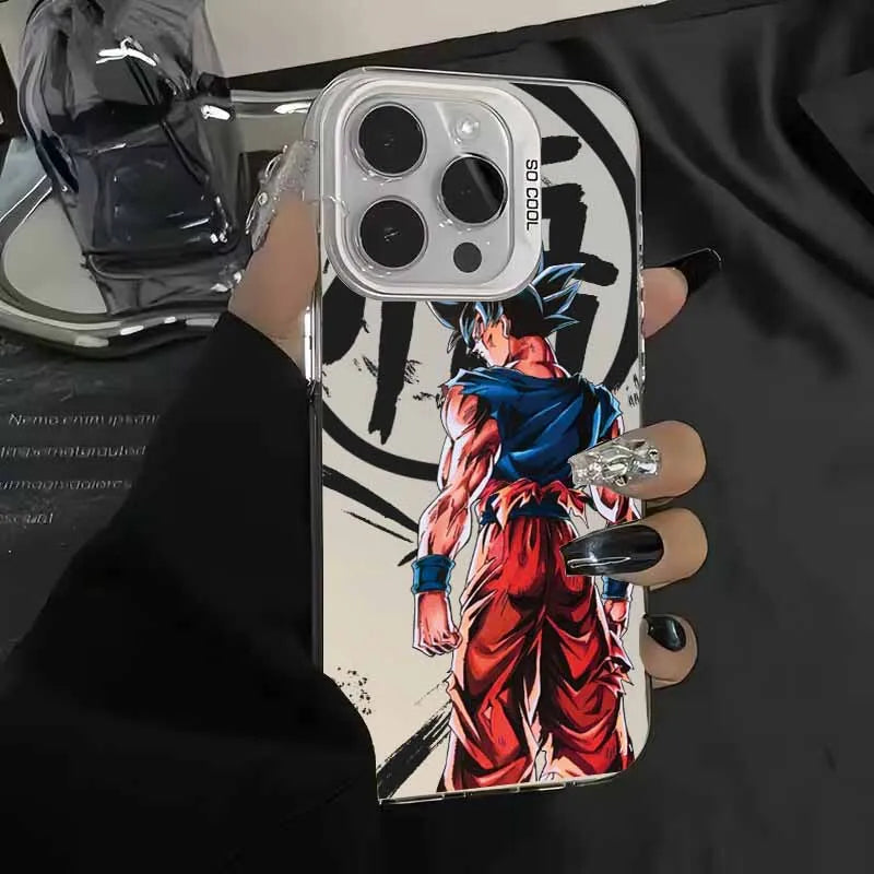 Crimson Saiyan Warrior Case for iPhone - Black finish