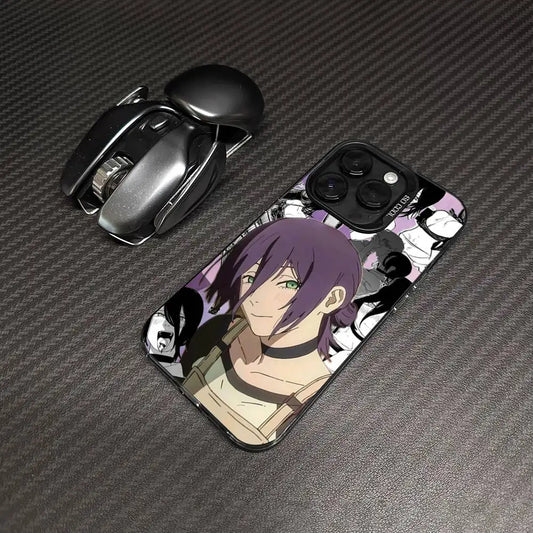Reze Soft Purple Portrait Case for iPhone - Graphite Black finish