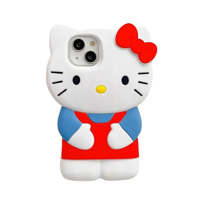 Hello Kitty Classic Bow 3D Case for iPhone - Red & Blue finish
