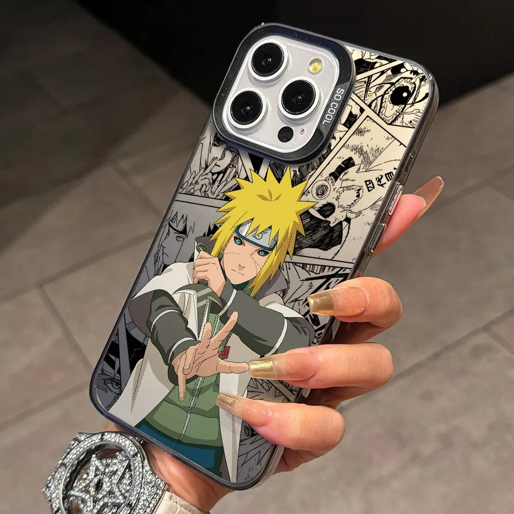 Minato Yellow Flash Manga Collage Case for iPhone