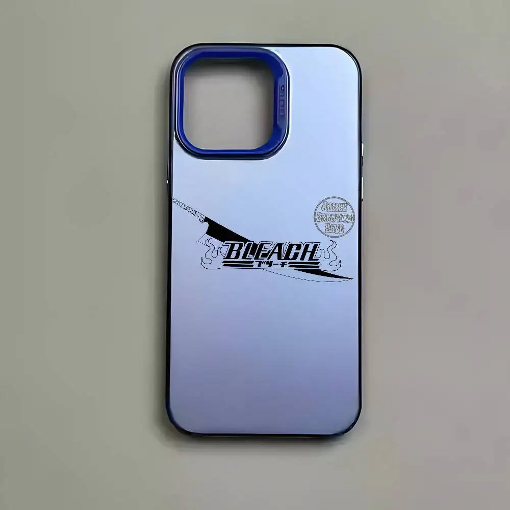 Bleach Soul Reaper Emblem Aurora Case for iPhone - Aurora Blue finish