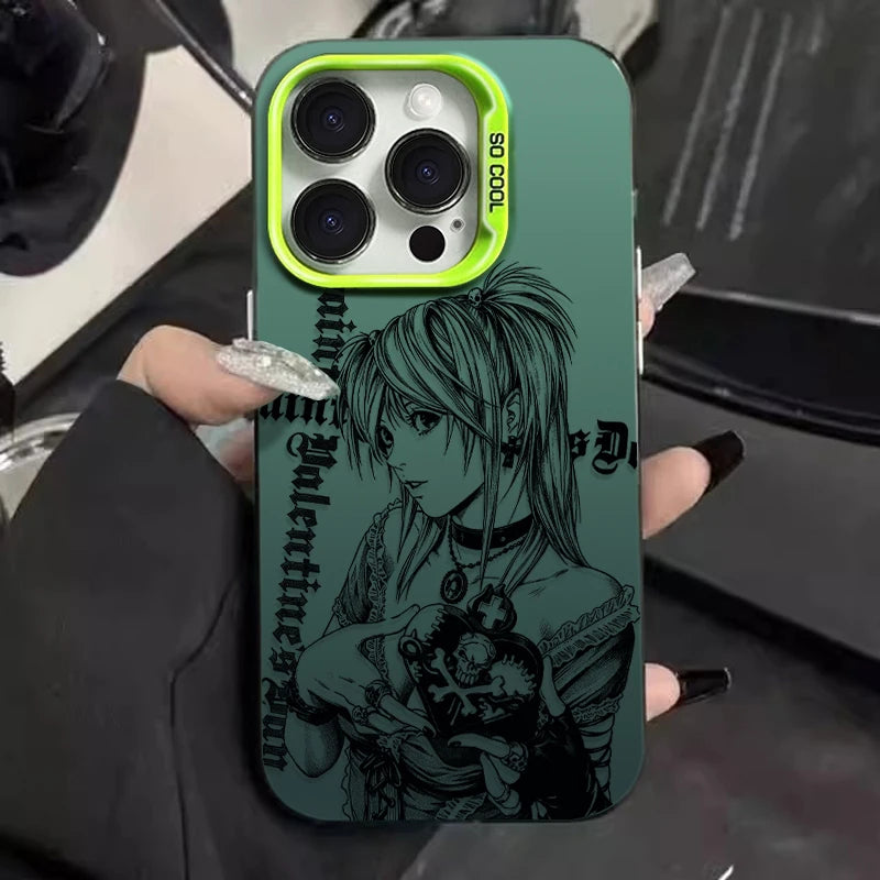 Misa Gothic Rose Gradient Case for iPhone - Mint Green finish