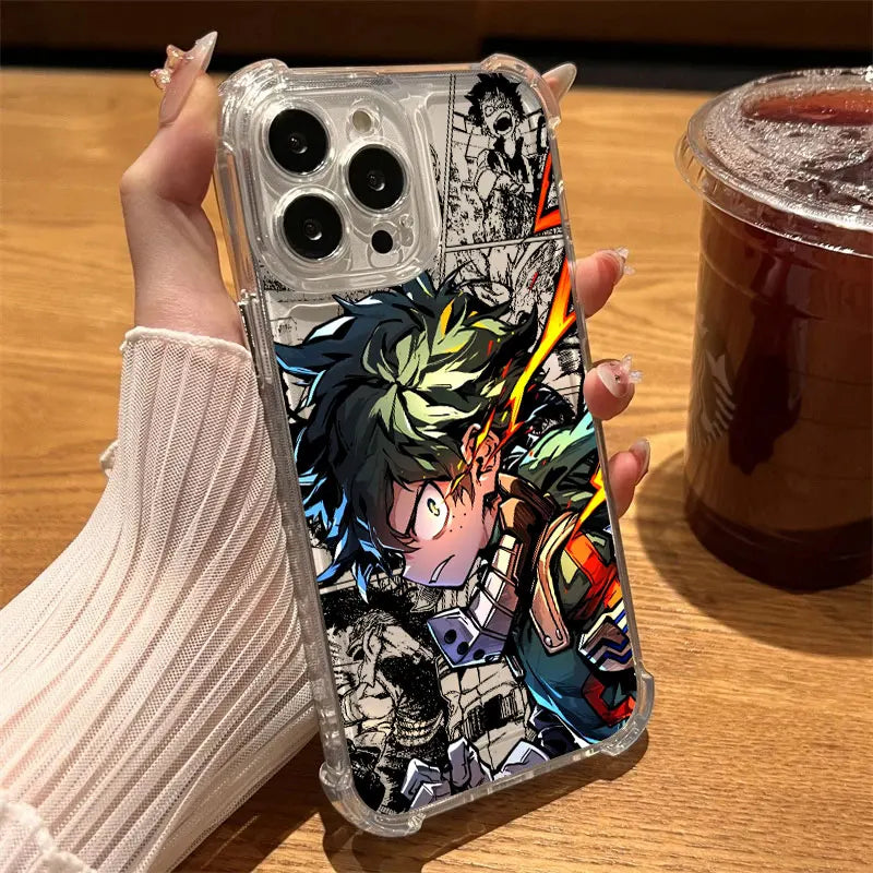 Izuku Emerald Energy Clear Case for iPhone - Clear finish