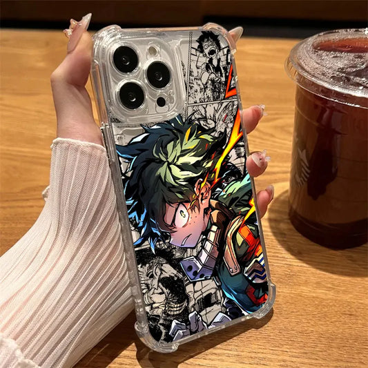 Izuku Emerald Energy Clear Case for iPhone - Clear finish