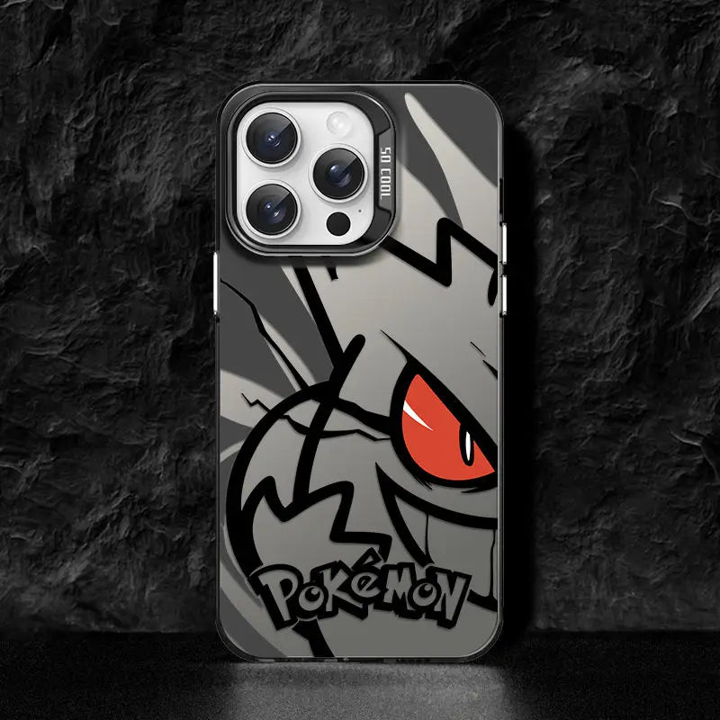 Gengar Red Eye Graphic Case for iPhone - Graphite Gray finish