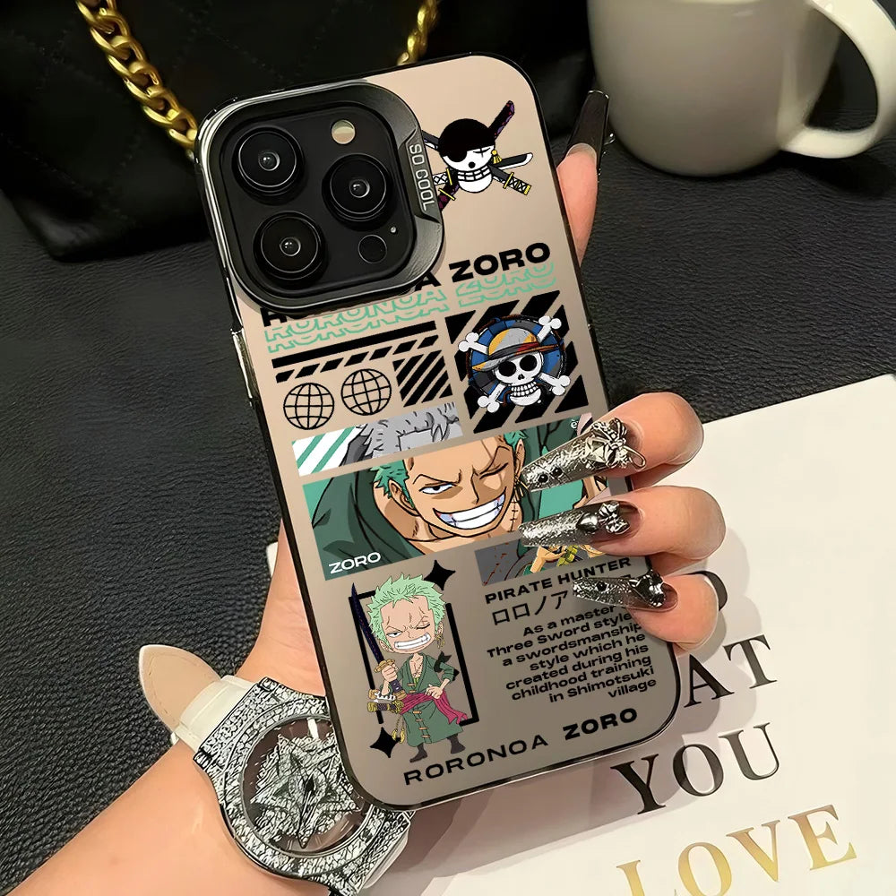 Grand Line Matte Art Case for iPhone - Design 6 — Black