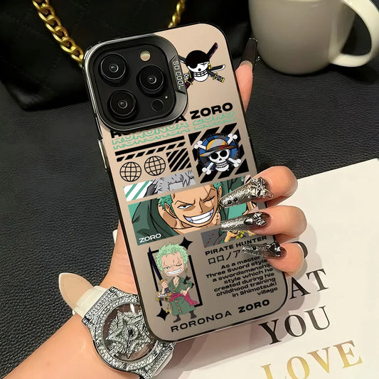 Zoro Wanted Newspaper Case for iPhone - Black finish