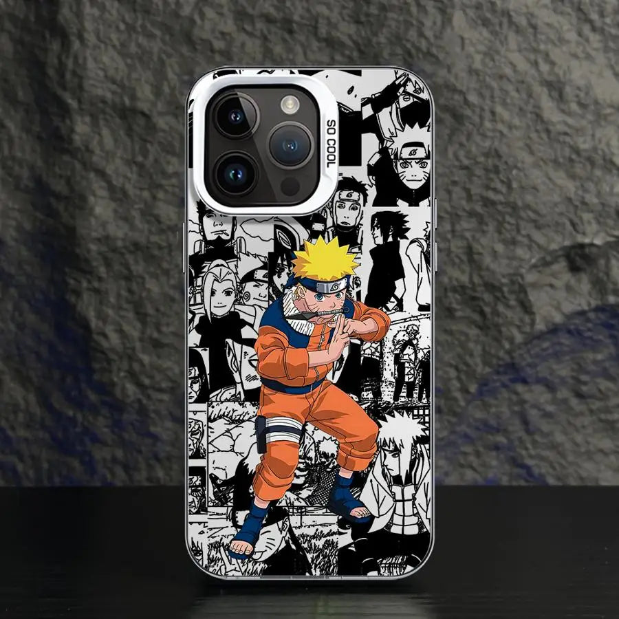 Naruto Manga Collage Case for iPhone - White