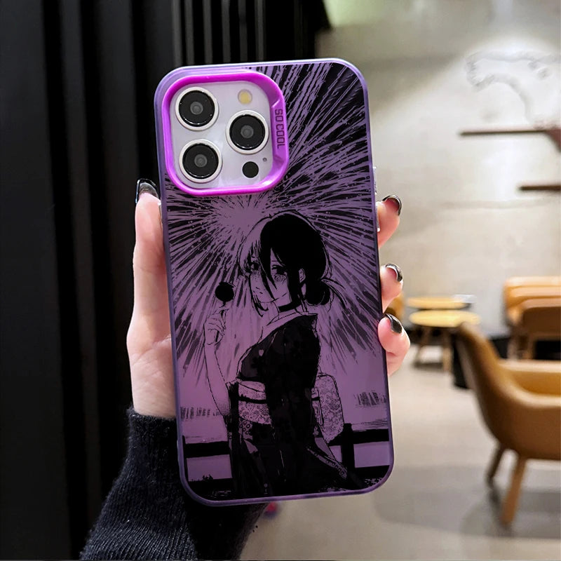 Reze Full-Body Radiant Lines Case for iPhone - Violet finish