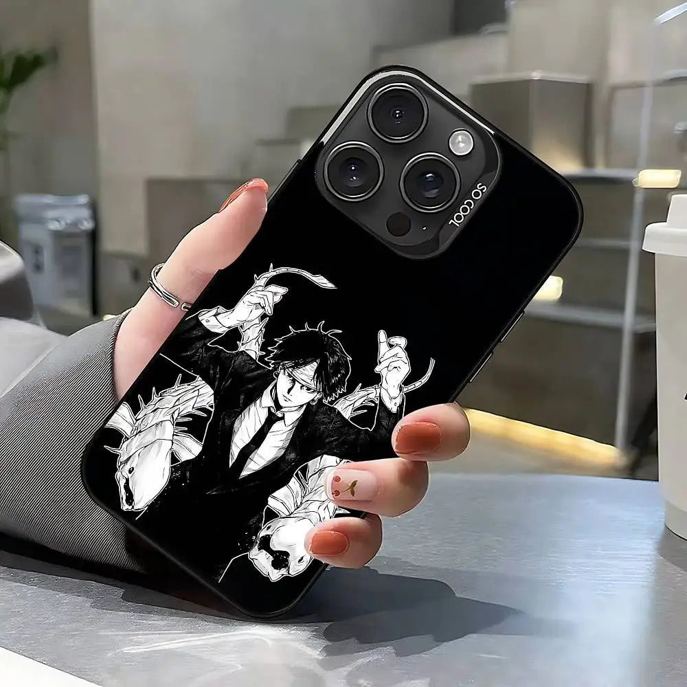 Monochrome Spirit Fighter Case for iPhone - Matte Black finish
