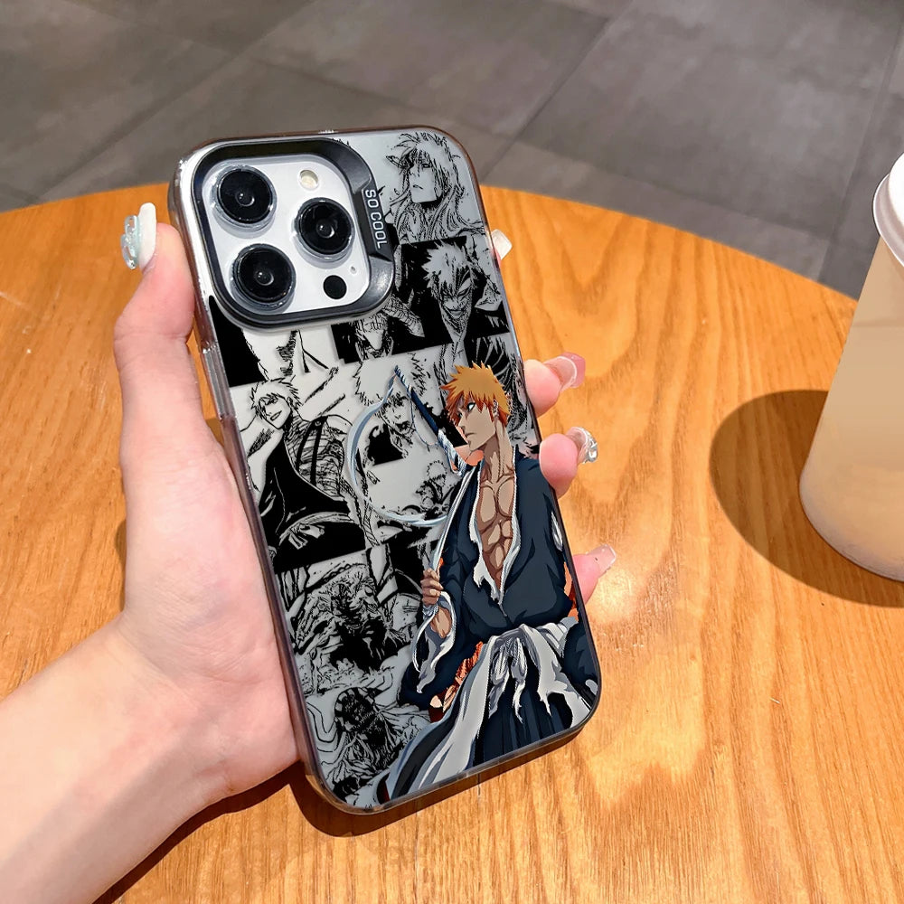 Ichigo Soul Reaper Manga Collage Case for iPhone - Black Edge finish