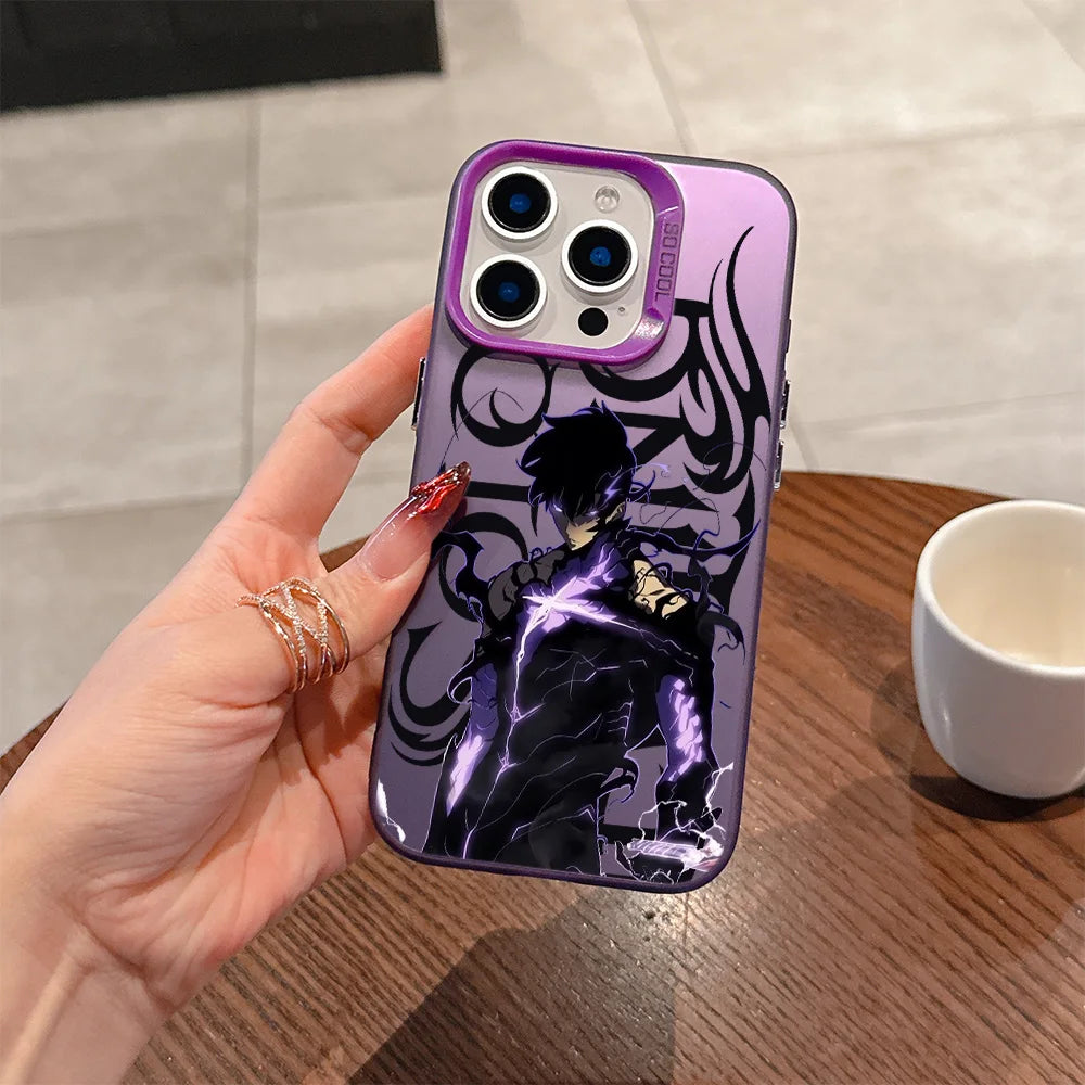 Sung Jinwoo Purple Tendril Case for iPhone - Violet case color
