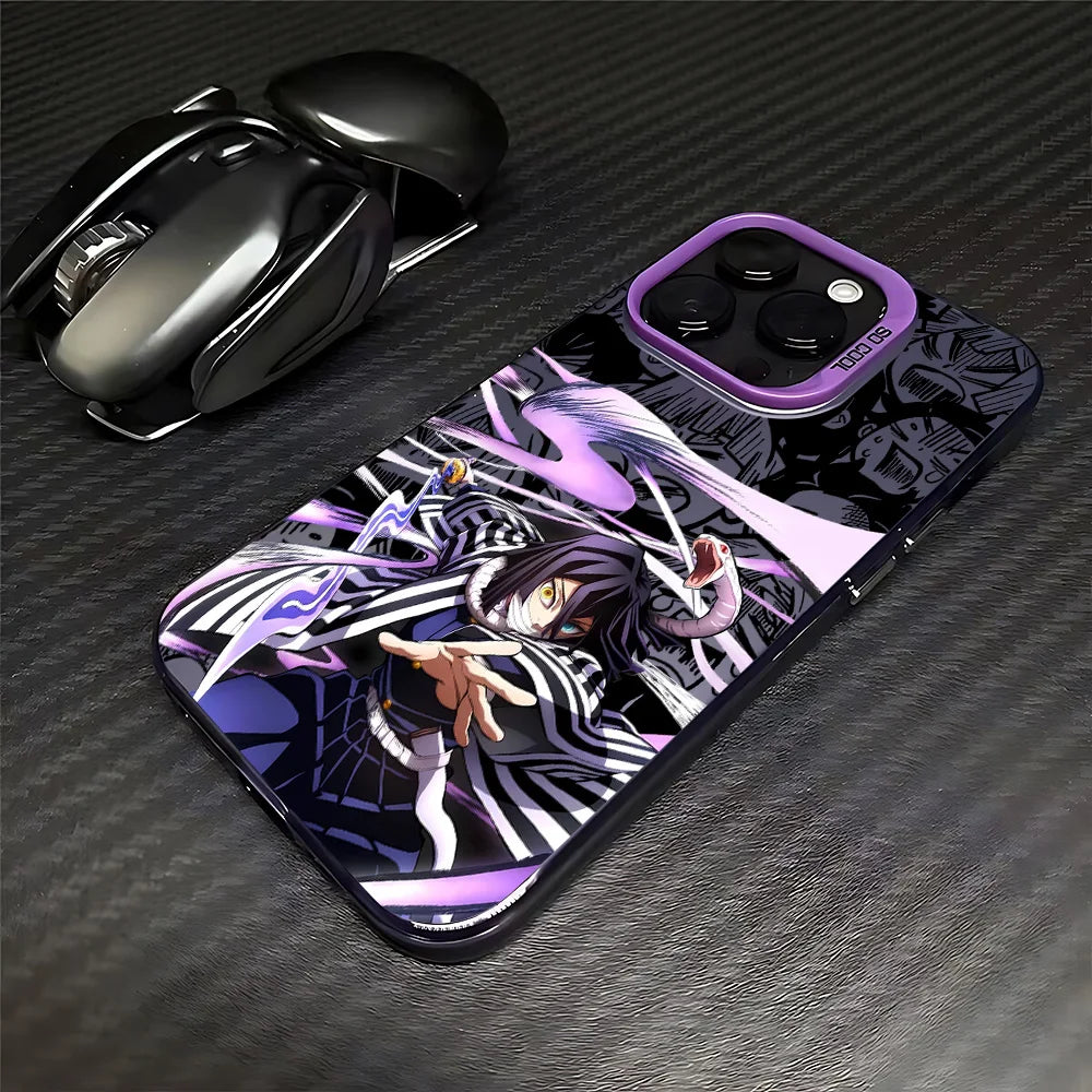 Obanai Iguro Serpent Case for iPhone - Violet Bumper finish
