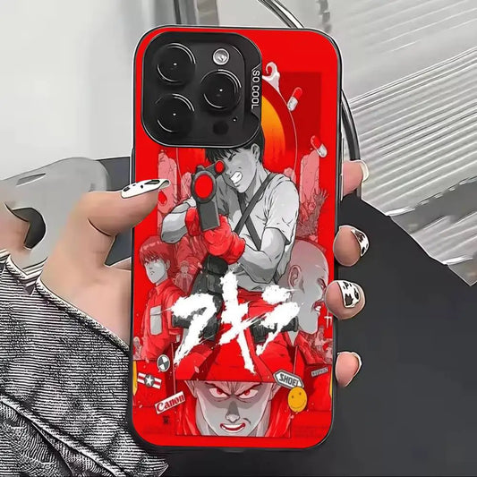 Crimson Manga Collage Case for iPhone - Red finish