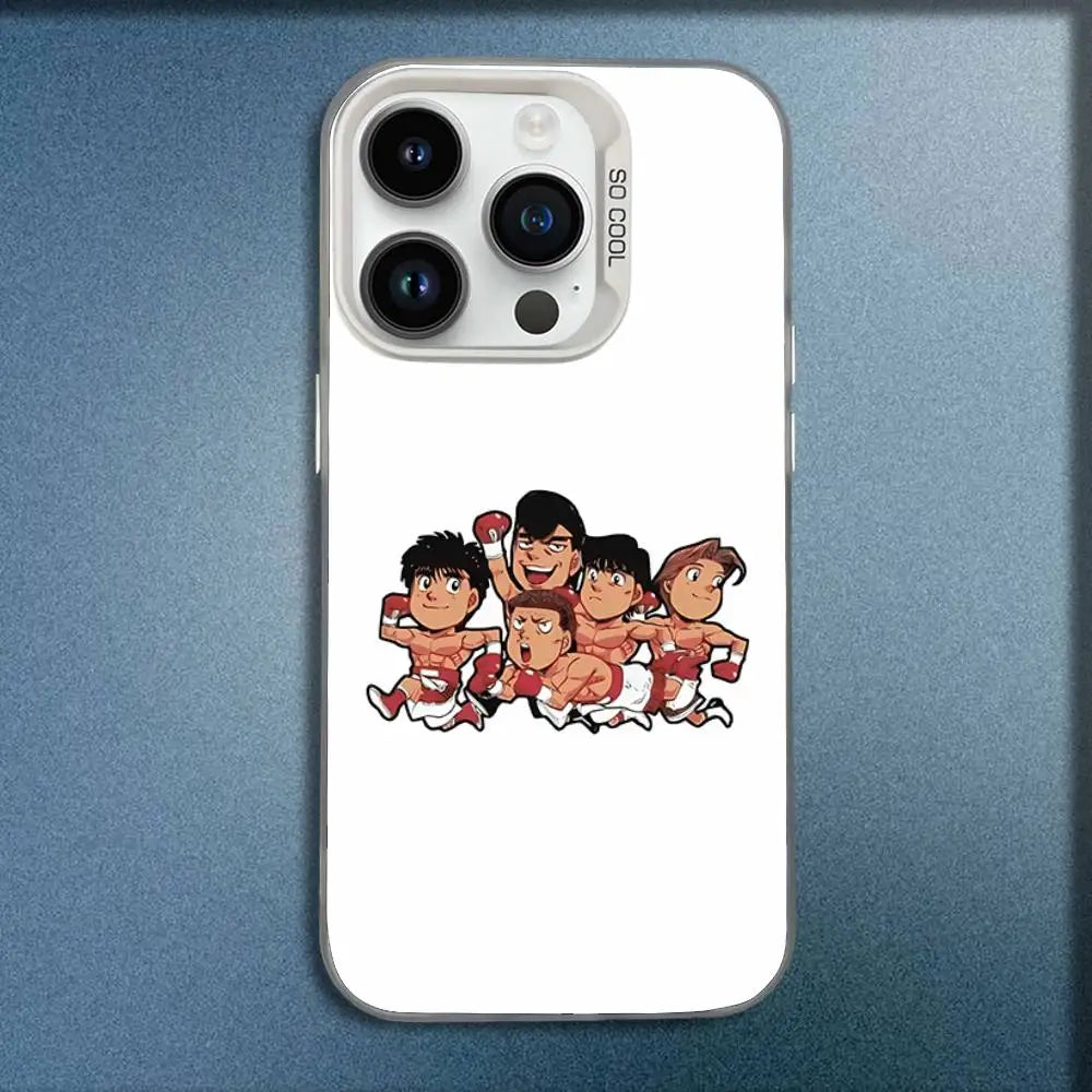 Hajime no Ippo Chibi Boxer Lineup Case for iPhone - exact supplier artwork